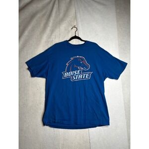 CI Sport Boise State Broncos Mens XL Blue Graphic T-Shirt NCAA College Football